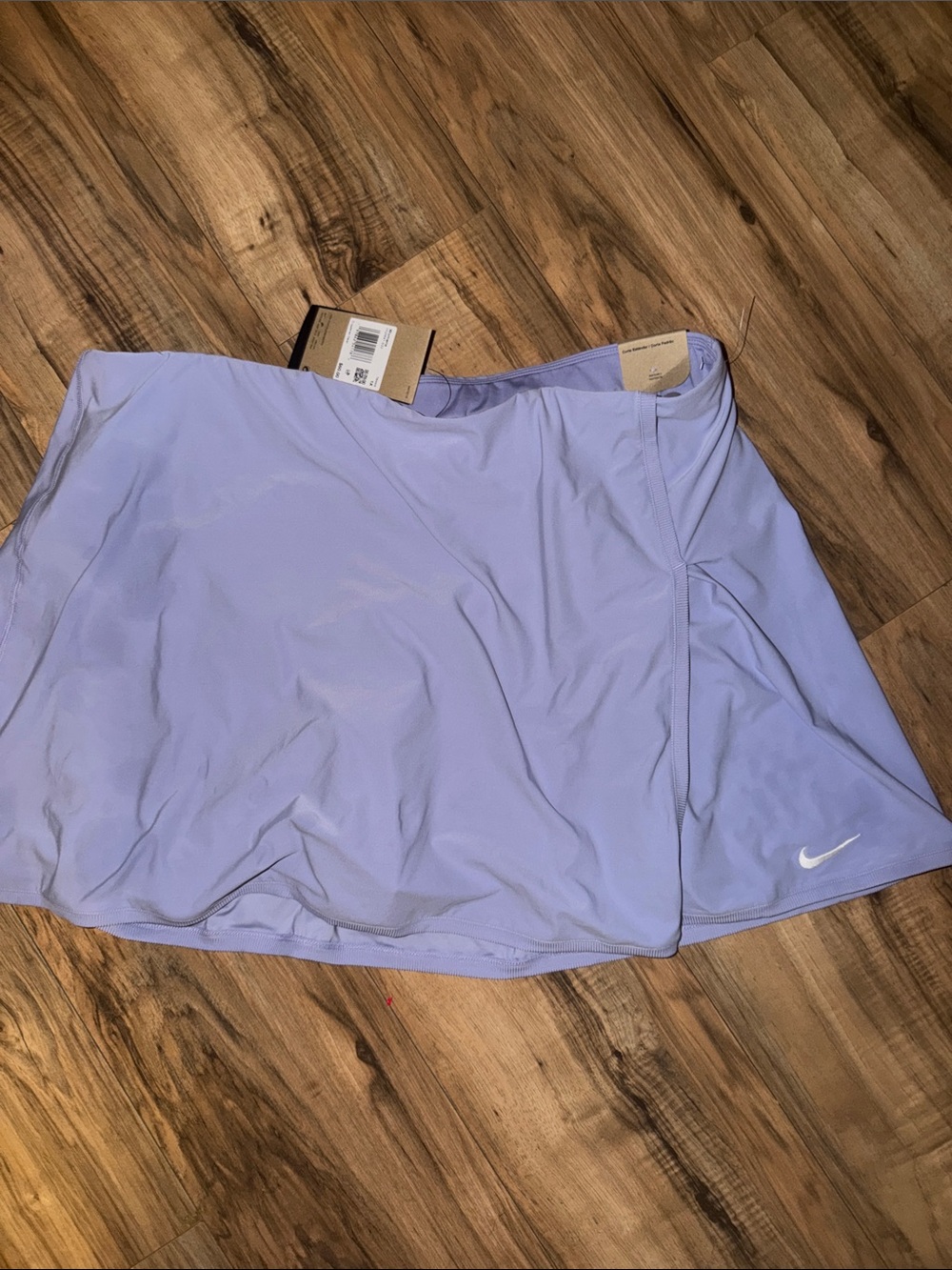 Nike Light Purple Athletic Skort with White Swoosh